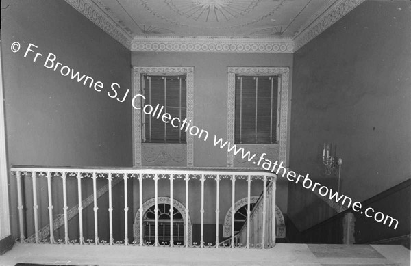 GLANANEA  STAIRCASE HALL WITH LATE GEORGIAN DECOR